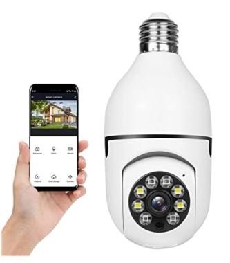 V380 BULB SINGLE COLOR BULB PTZ WIFI CAMERA