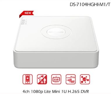 HIKVISION 7104HGHI-M1/T | 4CH DVR 2MP TWO WAY TALK