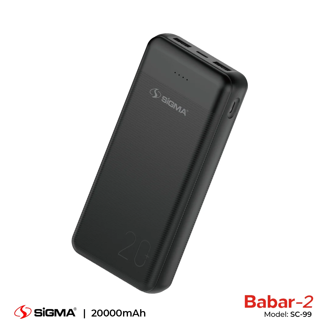 SC-99 | SIGMA BABAR-2 POWER BANK 20000 mAh