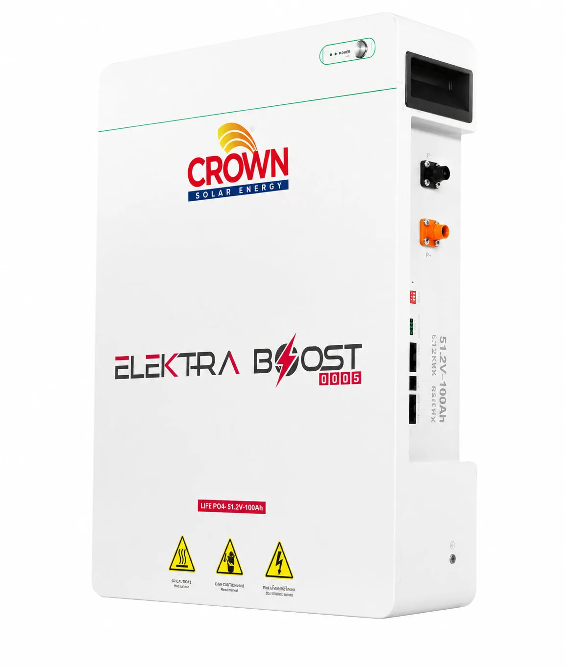 CSE-ESS | CROWN YORKER LITHIUM BATTERY 51.2V PRO 100Ah (40-58v)